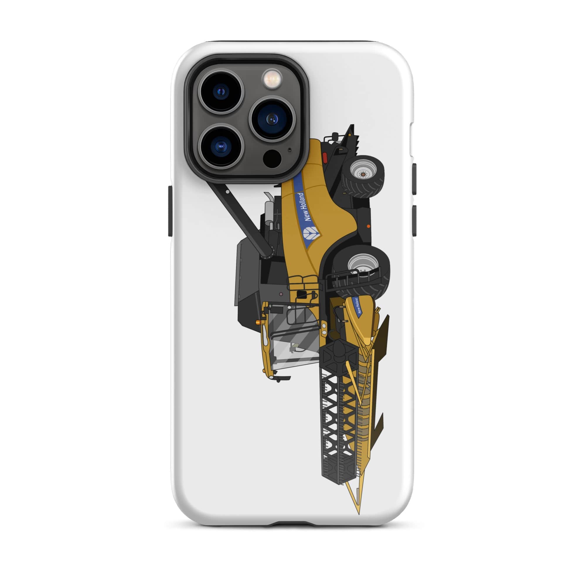 The Tractors Mugs Store iPhone 14 Pro Max New Holland CX 8060 Combine Harvester Tough Case for iPhone® Quality Farmers Merch