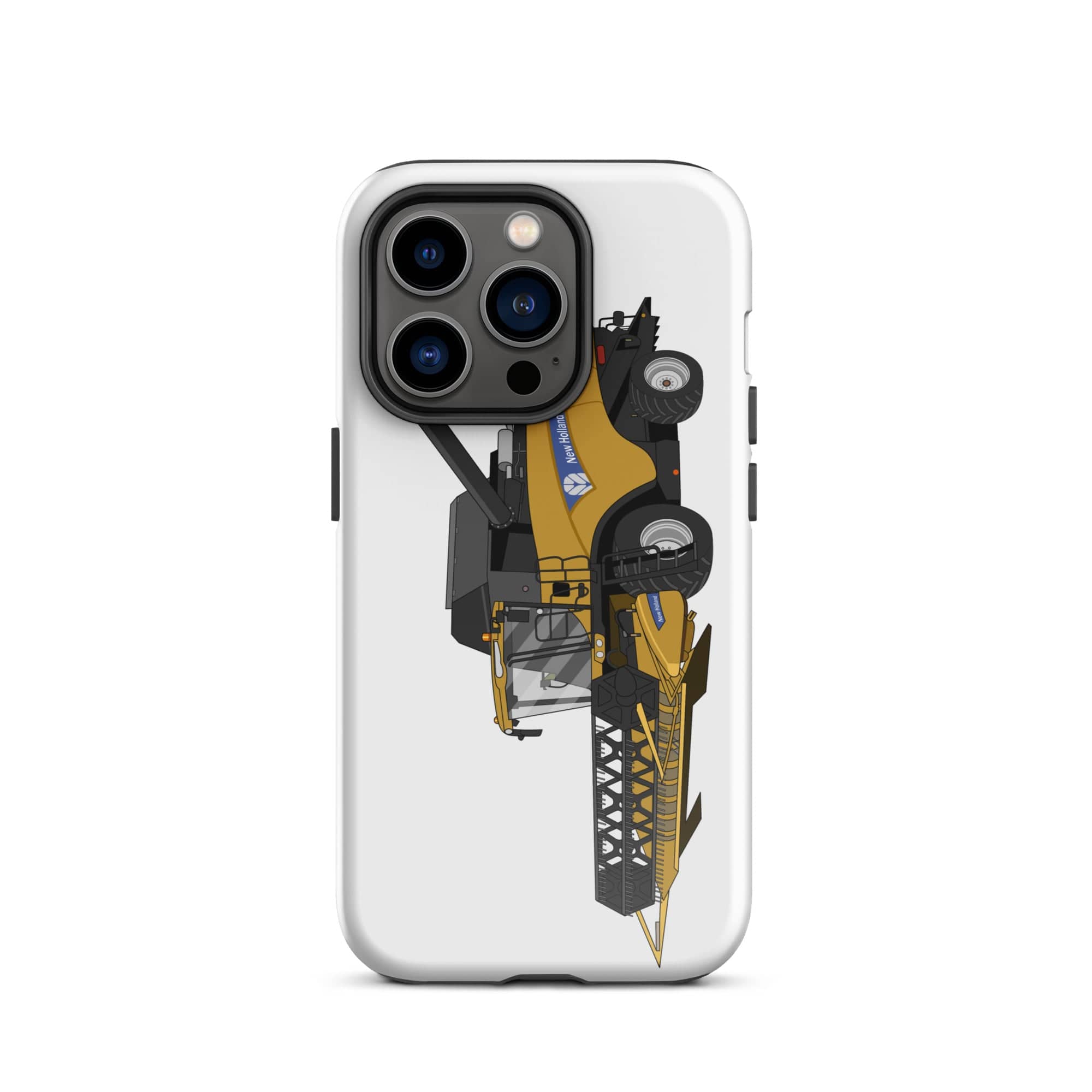 The Tractors Mugs Store iPhone 14 Pro New Holland CX 8060 Combine Harvester Tough Case for iPhone® Quality Farmers Merch