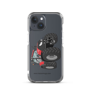 The Tractors Mugs Store iPhone 15 Case IH Optum 300 CVX Clear Case for iPhone® Quality Farmers Merch