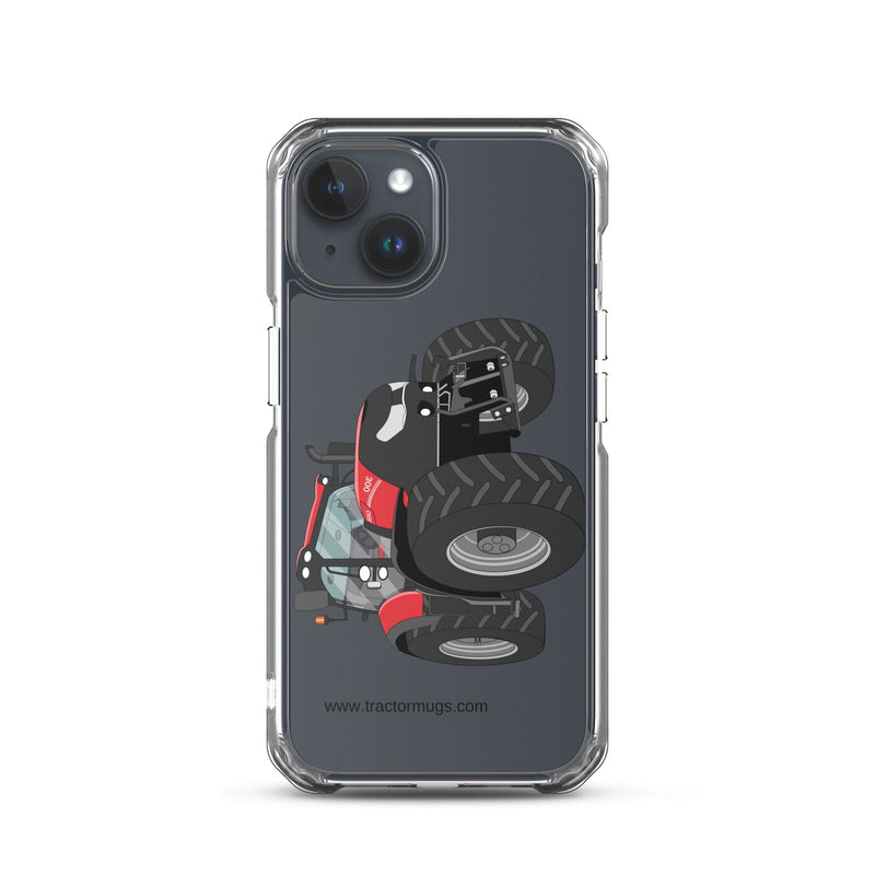 The Tractors Mugs Store iPhone 15 Case IH Optum 300 CVX Clear Case for iPhone® Quality Farmers Merch
