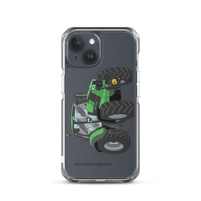 The Tractors Mugs Store iPhone 15 Deutz - Fahr Agrotron 7250 Ttv Clear Case for iPhone® Quality Farmers Merch