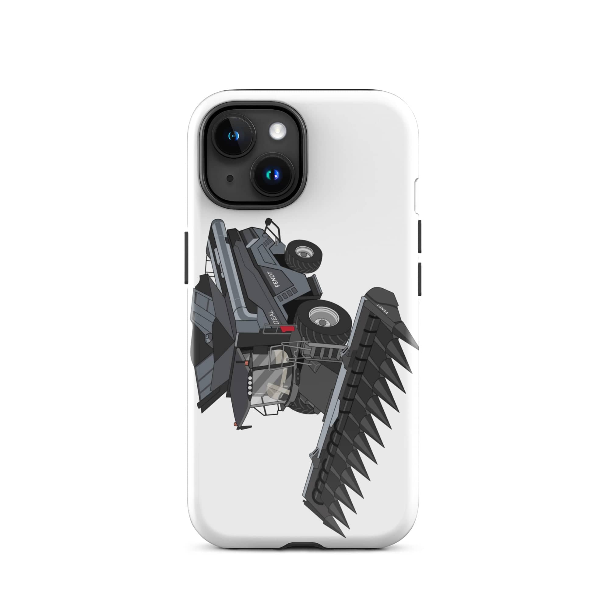 The Tractors Mugs Store iPhone 15 Fendt 9T Ideal Combine Harvester Tough Case for iPhone® Quality Farmers Merch