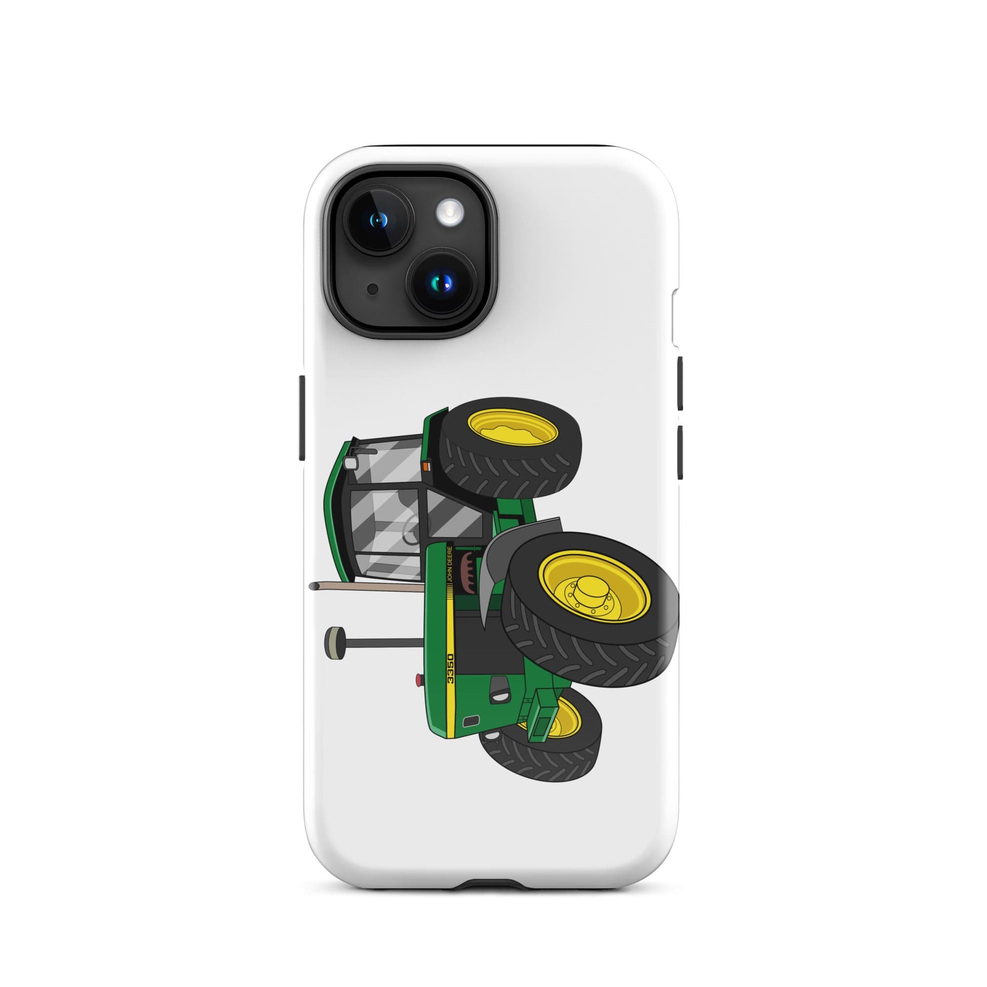 The Tractors Mugs Store iPhone 15 John Deere 3350 4WD Tough Case for iPhone® Quality Farmers Merch