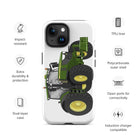 The Tractors Mugs Store iPhone 15 John Deere 6250R Tough Case for iPhone® Quality Farmers Merch