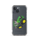 The Tractors Mugs Store iPhone 15 John Deere 7R 350 auto powr Clear Case for iPhone® Quality Farmers Merch