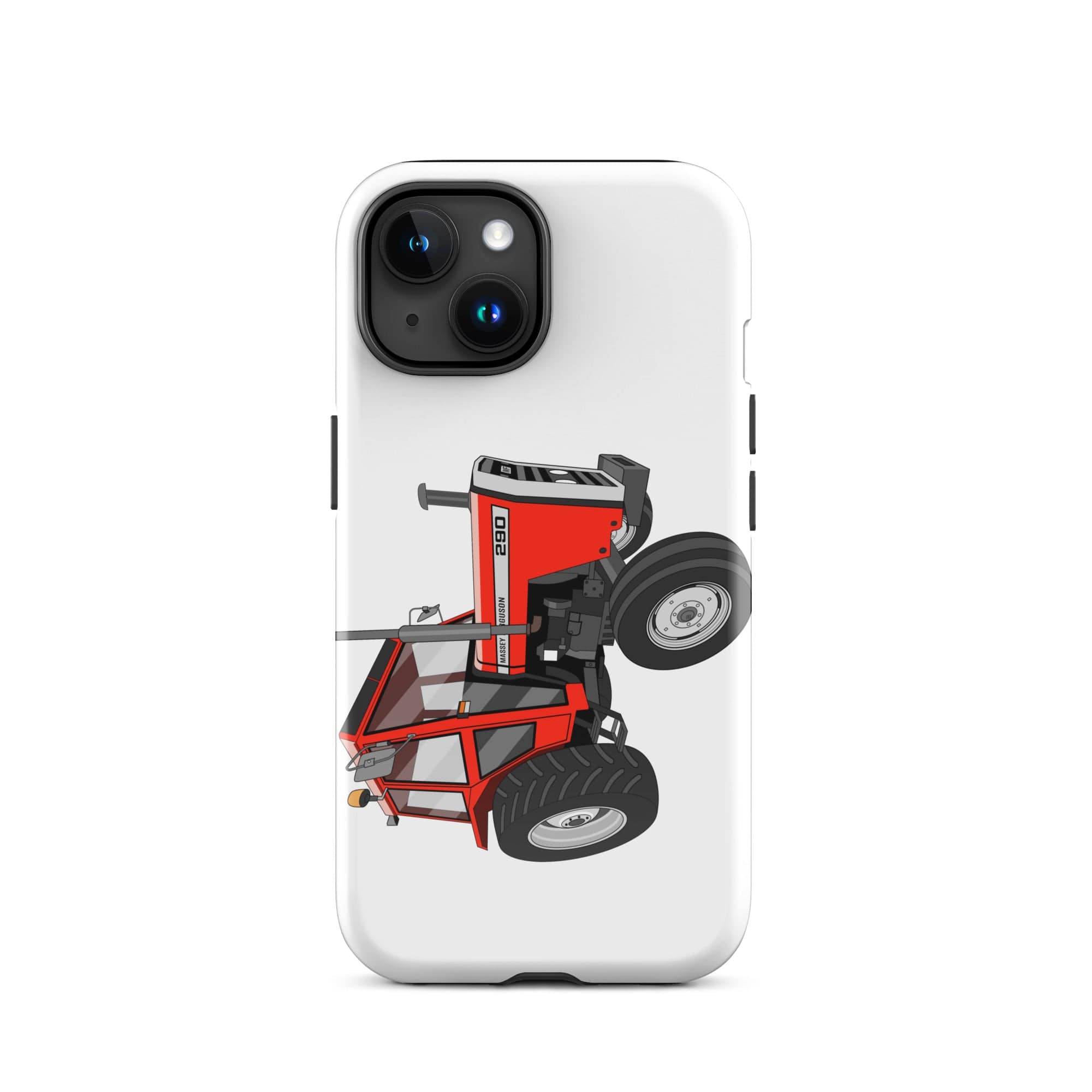 The Tractors Mugs Store iPhone 15 Massey Ferguson 290 Tough Case for iPhone® Quality Farmers Merch