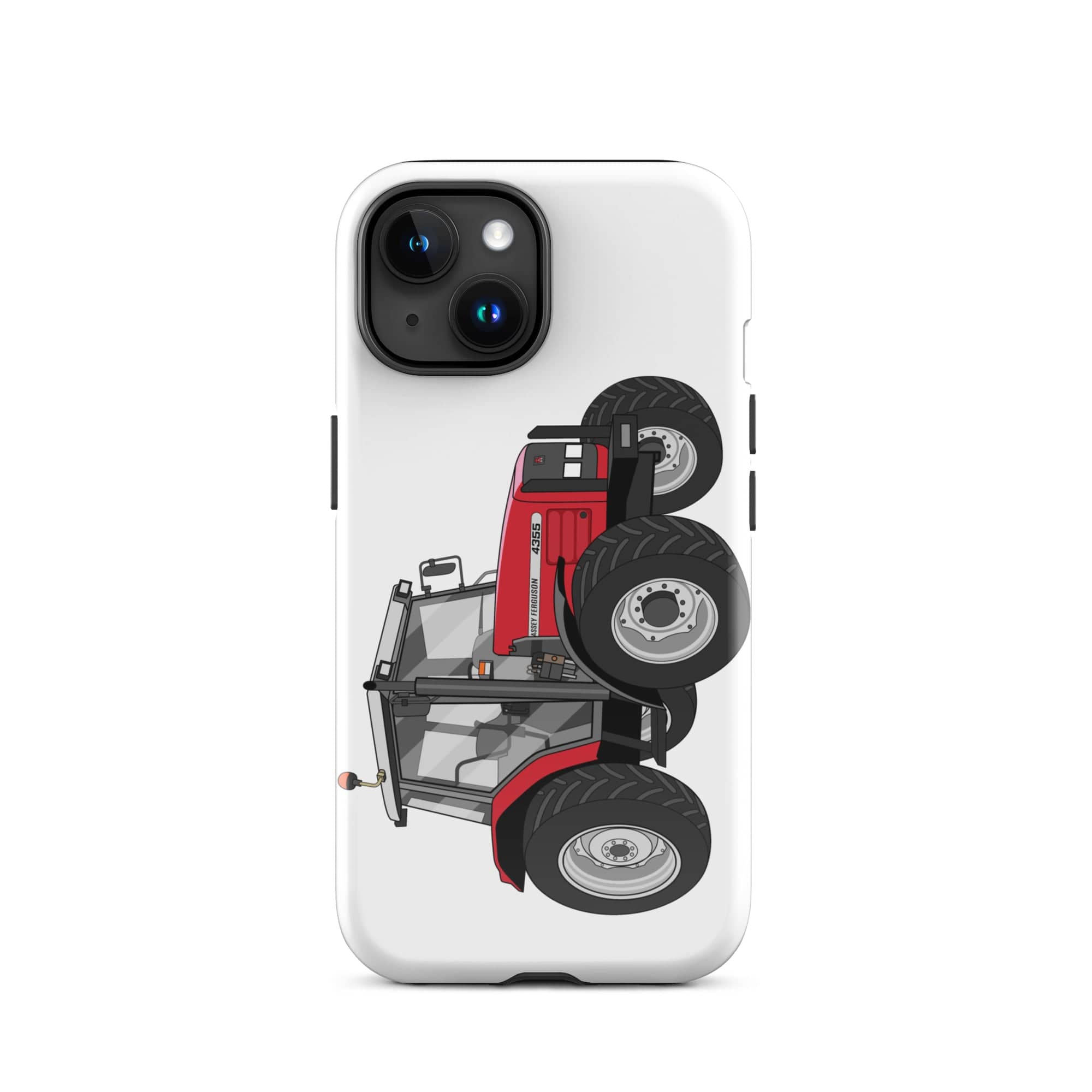 The Tractors Mugs Store iPhone 15 Massey Ferguson 4355 Tough Case for iPhone® Quality Farmers Merch