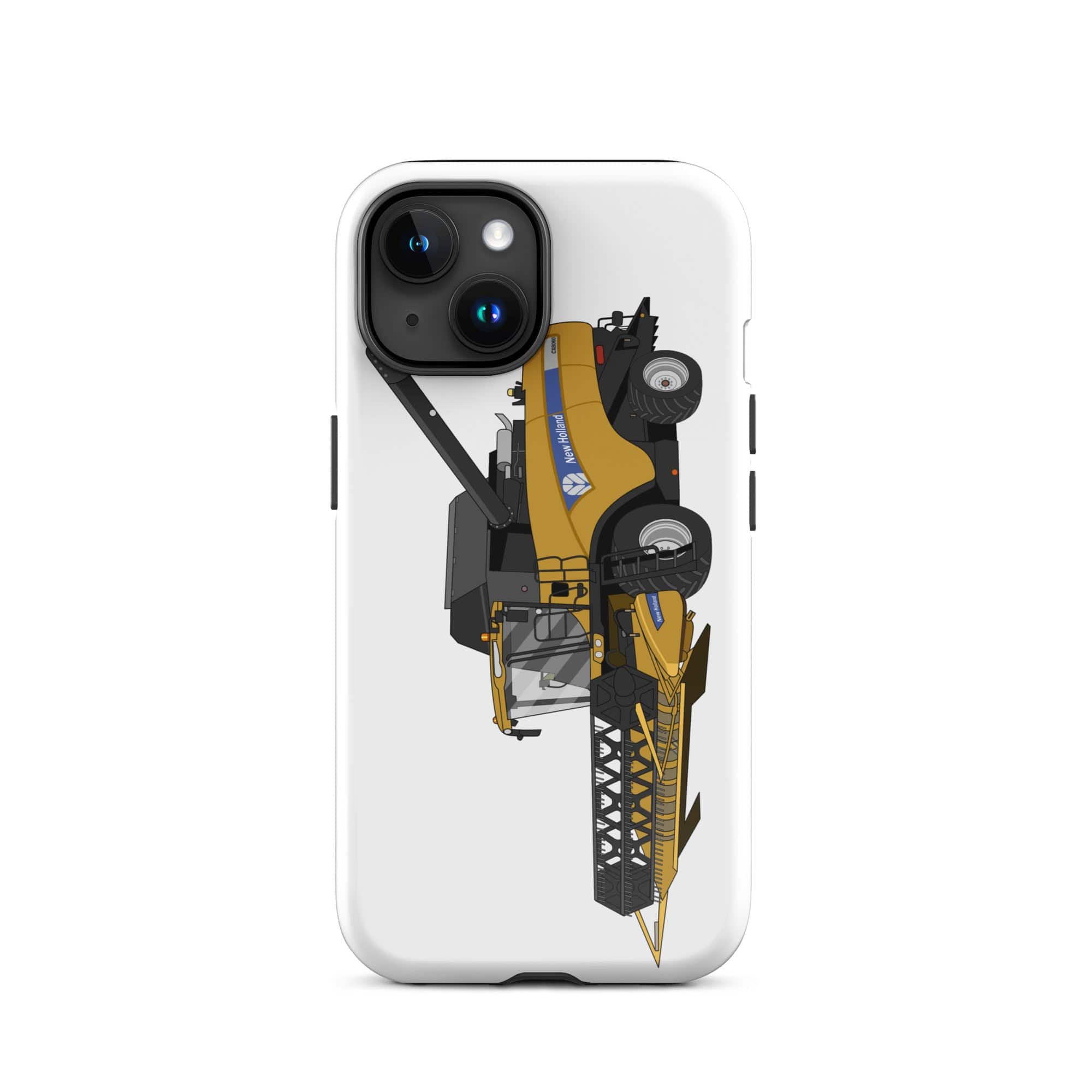 The Tractors Mugs Store iPhone 15 New Holland CX 8060 Combine Harvester Tough Case for iPhone® Quality Farmers Merch