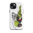 The Tractors Mugs Store iPhone 15 Plus Class Jaguar 860 Forage Harvester Tough Case for iPhone® Quality Farmers Merch