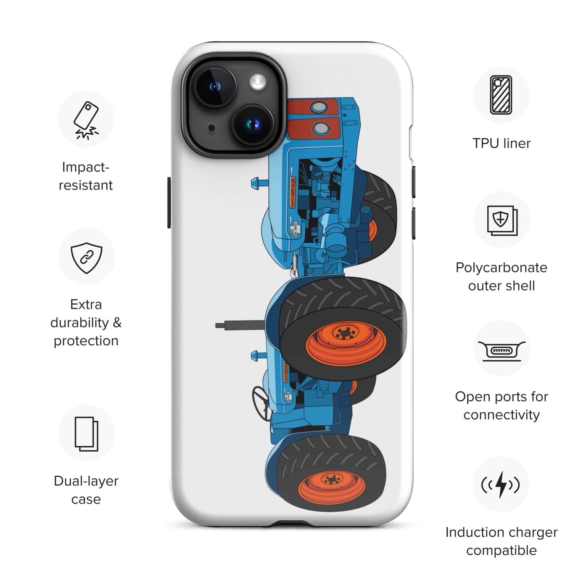 The Tractors Mugs Store iPhone 15 Plus Doe Triple D (1962) Tough Case for iPhone® Quality Farmers Merch