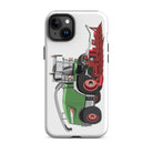 The Tractors Mugs Store iPhone 15 Plus Fendt Katana 85 Forage Harvester Tough Case for iPhone® Quality Farmers Merch