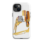 The Tractors Mugs Store iPhone 15 Plus JCB 814 Tough Case for iPhone® Quality Farmers Merch