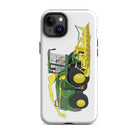 The Tractors Mugs Store iPhone 15 Plus John Deere 8500i Forage Harvester Tough Case for iPhone® Quality Farmers Merch