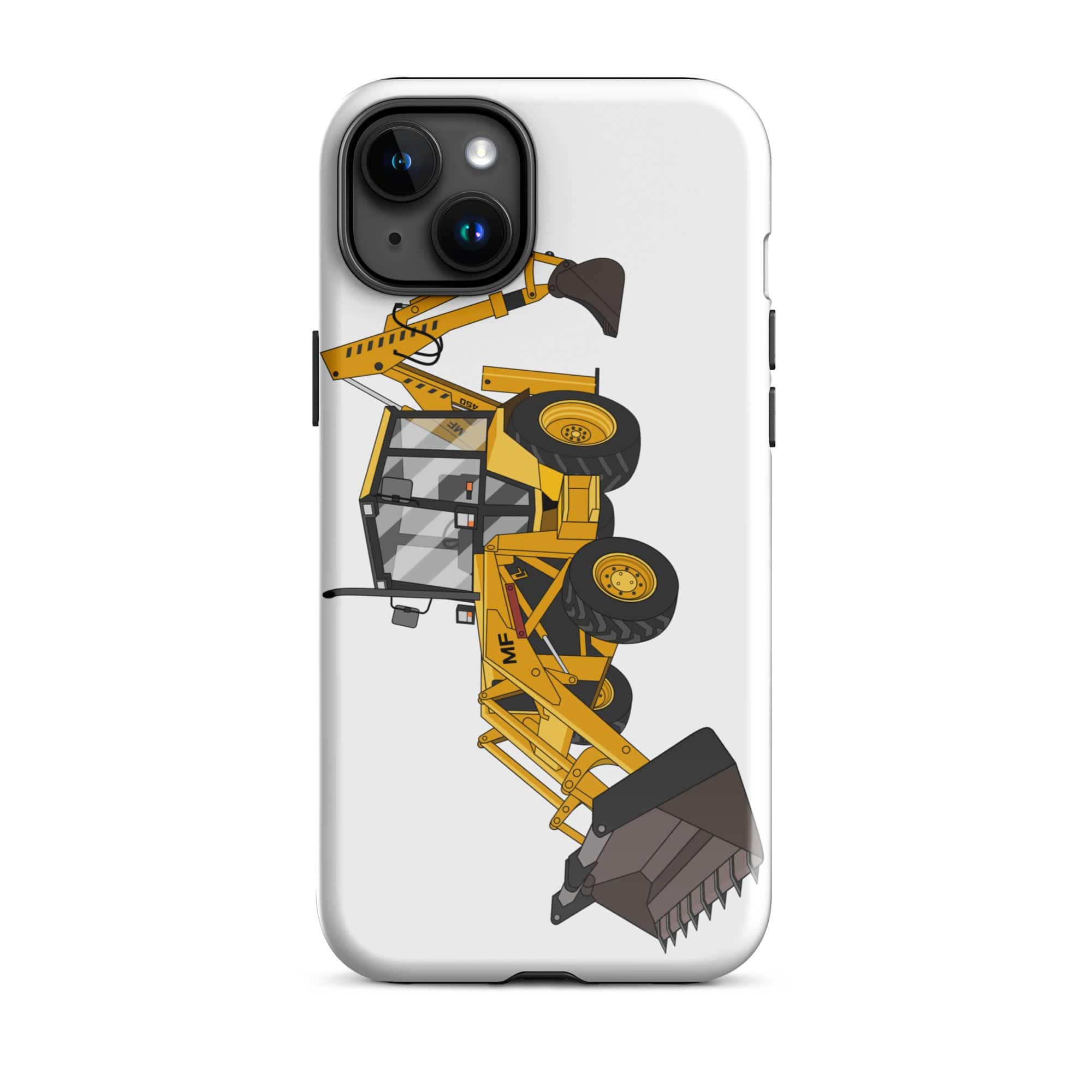 The Tractors Mugs Store iPhone 15 Plus Massey 50HX Tough Case for iPhone® Quality Farmers Merch