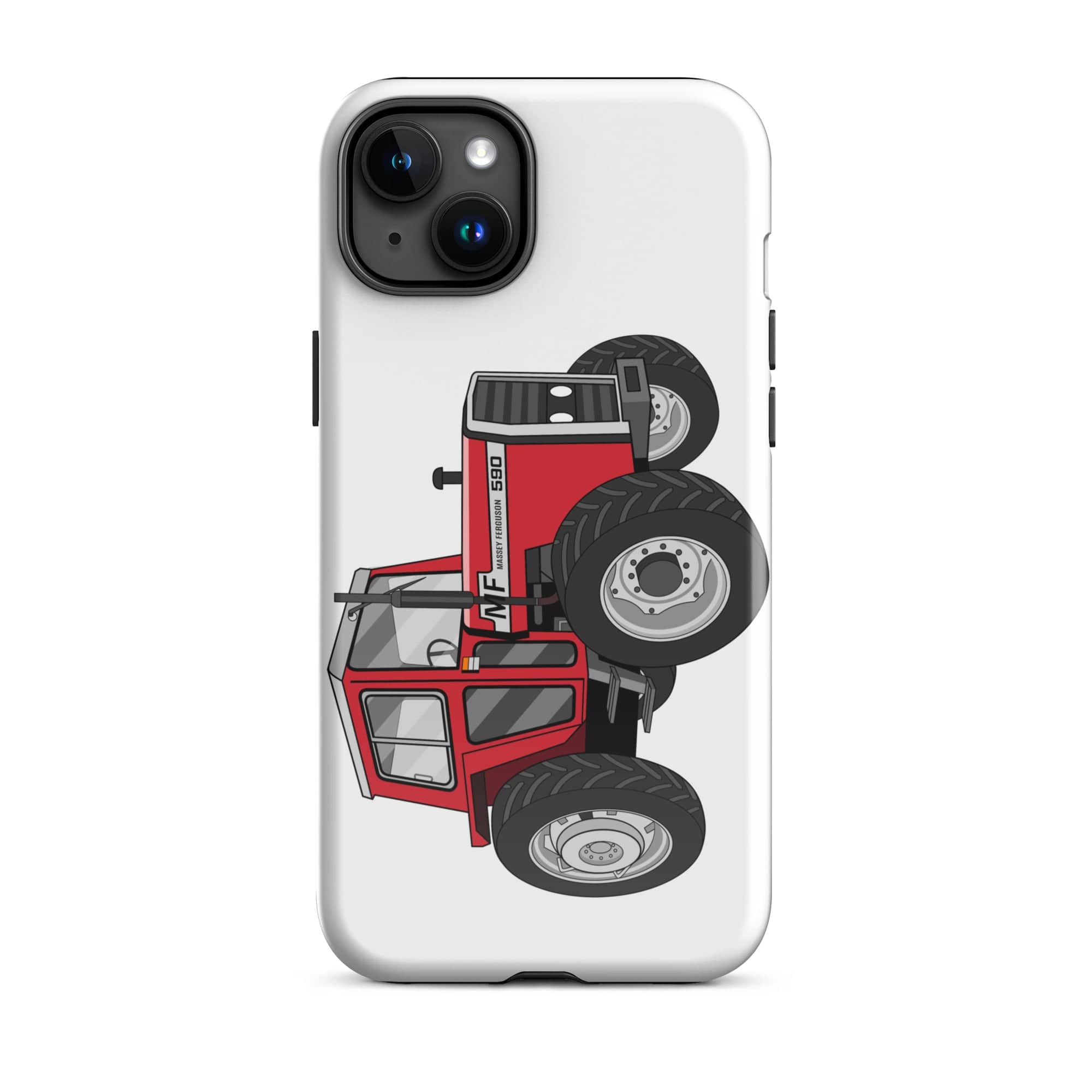 The Tractors Mugs Store iPhone 15 Plus Massey 590 4WD Tough Case for iPhone® Quality Farmers Merch