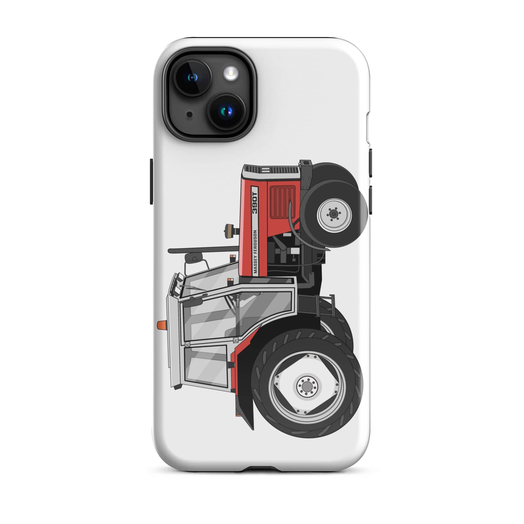 The Tractors Mugs Store iPhone 15 Plus Massey Ferguson 390T Tough Case for iPhone® Quality Farmers Merch