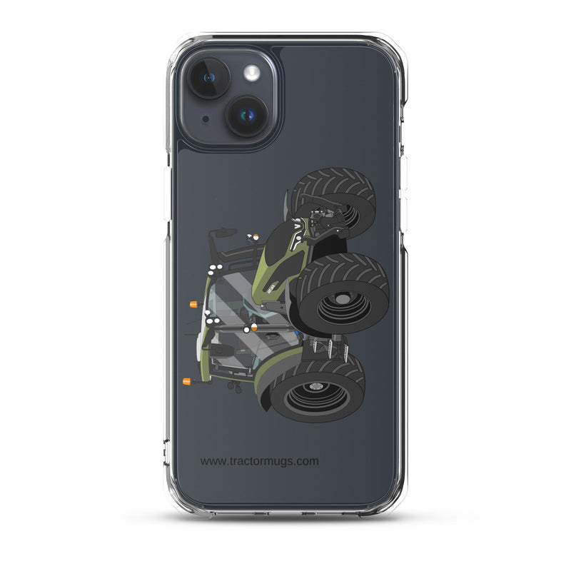 The Tractors Mugs Store iPhone 15 Plus Valtra G 135 Versus Clear Case for iPhone® Quality Farmers Merch