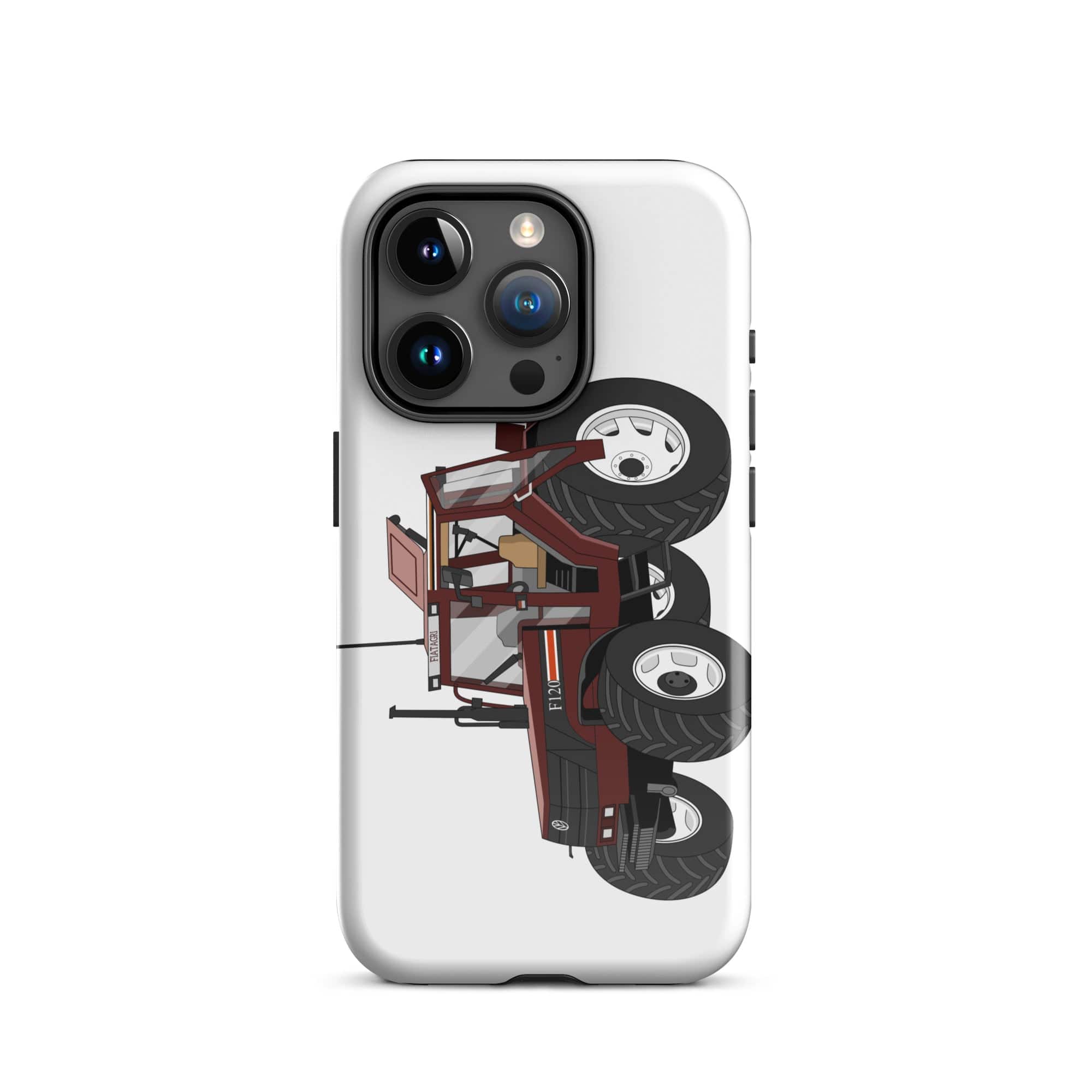 The Tractors Mugs Store iPhone 15 Pro Fiat F120 Winner Tough Case for iPhone® Quality Farmers Merch