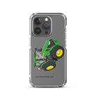 The Tractors Mugs Store iPhone 15 Pro John Deere 7R 350 auto powr Clear Case for iPhone® Quality Farmers Merch