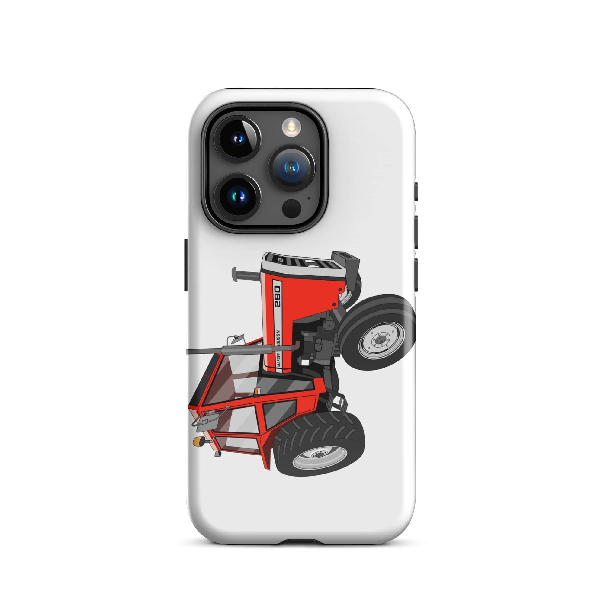 The Tractors Mugs Store iPhone 15 Pro Massey Ferguson 290 Tough Case for iPhone® Quality Farmers Merch