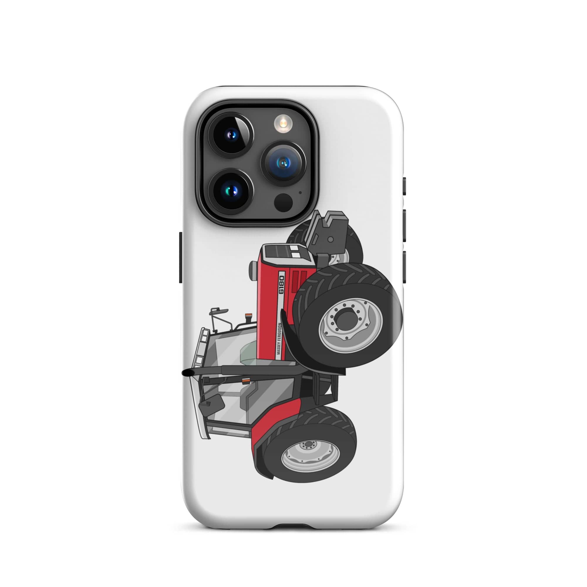 The Tractors Mugs Store iPhone 15 Pro Massey Ferguson 6180 Tough Case for iPhone® Quality Farmers Merch