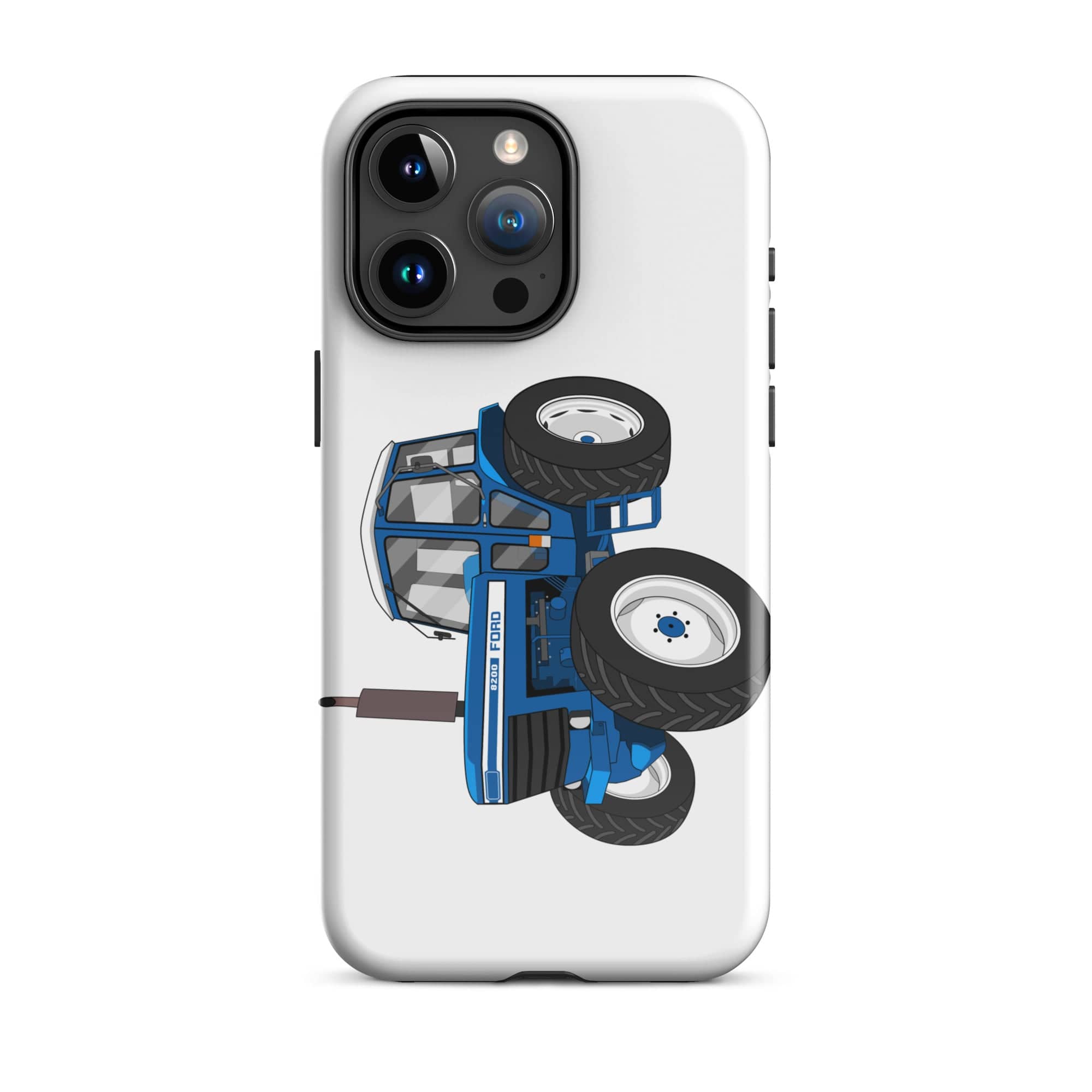 The Tractors Mugs Store iPhone 15 Pro Max Ford 8200 Tough Case for iPhone® Quality Farmers Merch