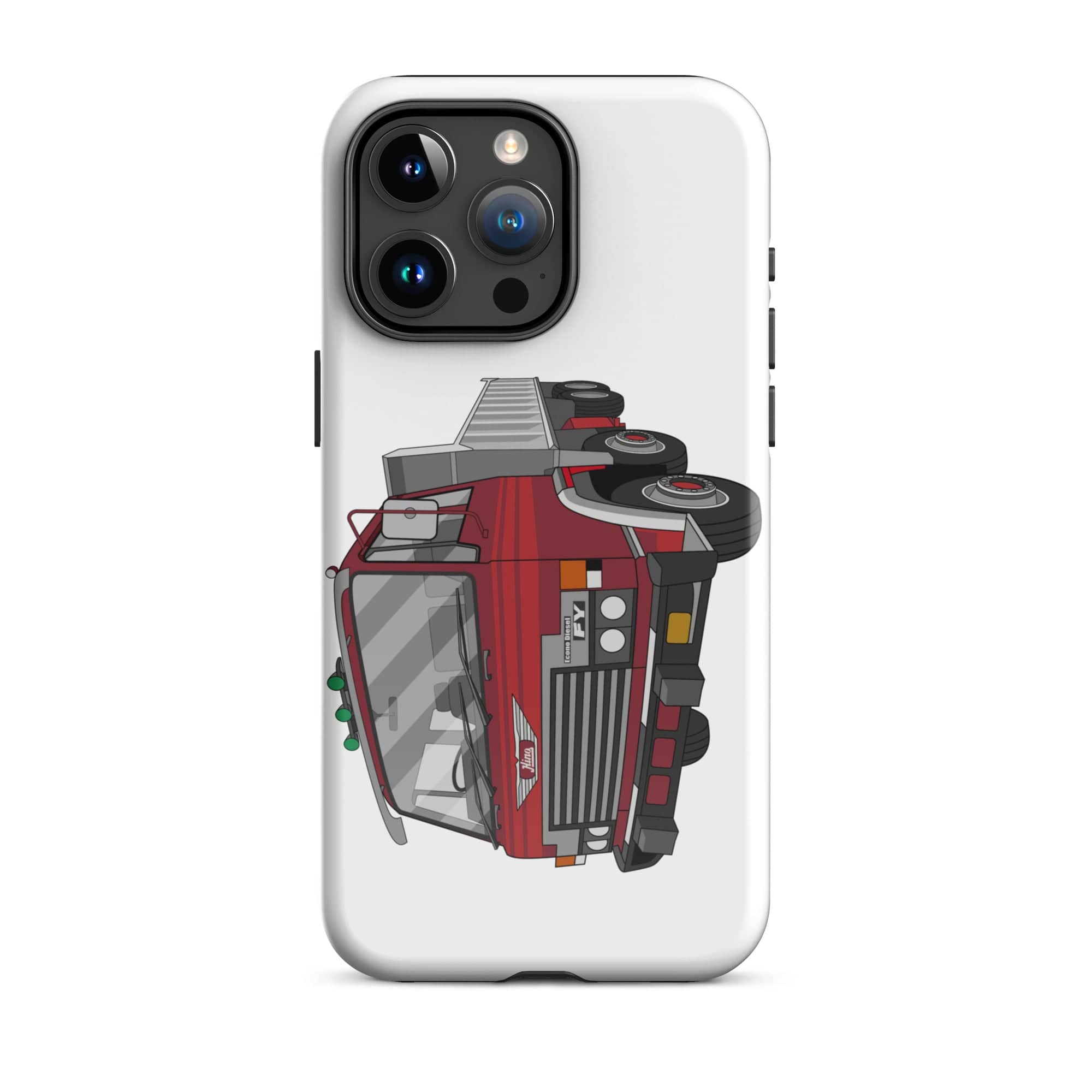 The Tractors Mugs Store iPhone 15 Pro Max Hino FY Tipper Tough Case for iPhone® Quality Farmers Merch