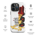 The Tractors Mugs Store iPhone 15 Pro Max JCB 3D (1975) Tough Case for iPhone® Quality Farmers Merch