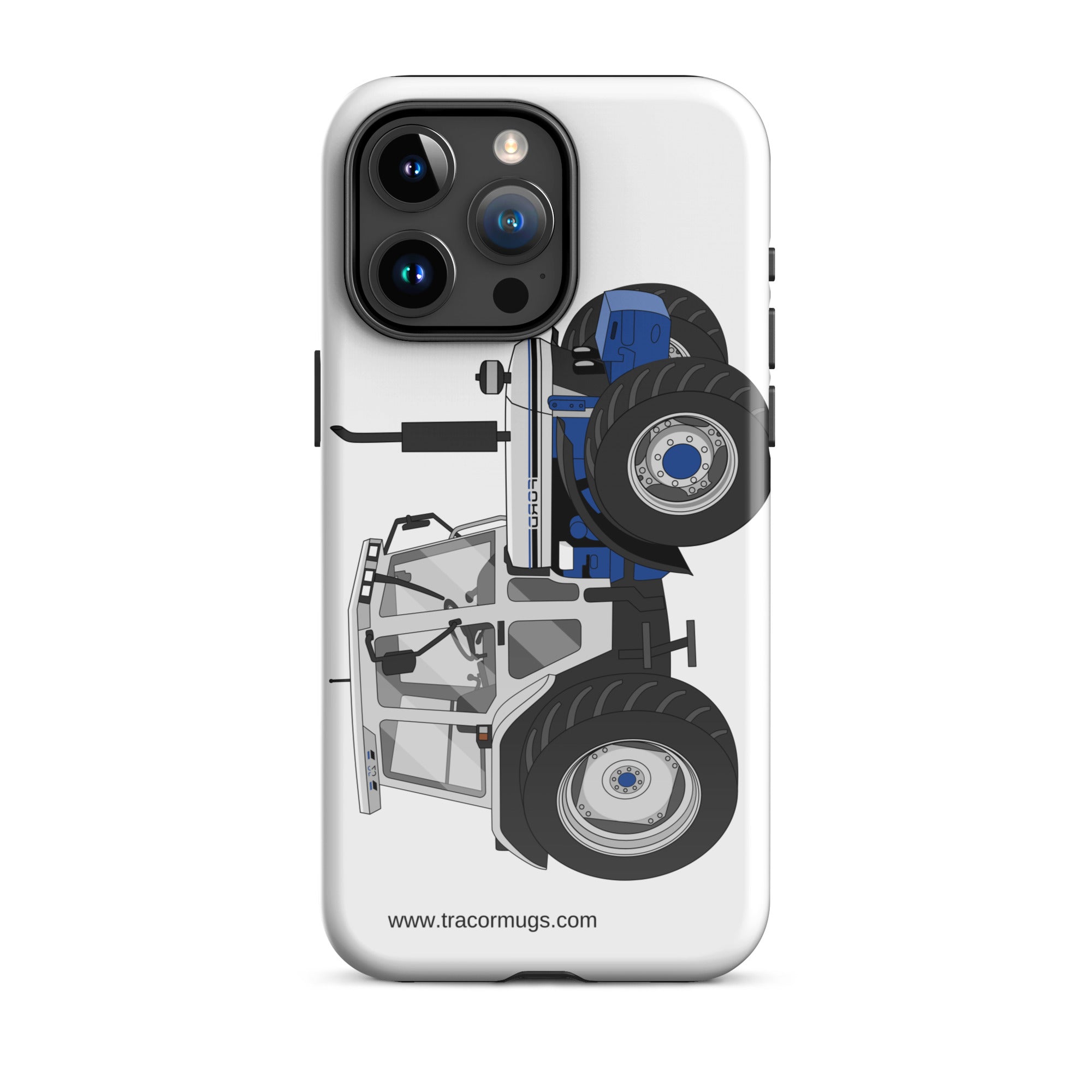 The Tractors Mugs Store iPhone 15 Pro Max Ford 7810 Jubilee Edition SilverTractor Tough Case for iPhone® Quality Farmers Merch