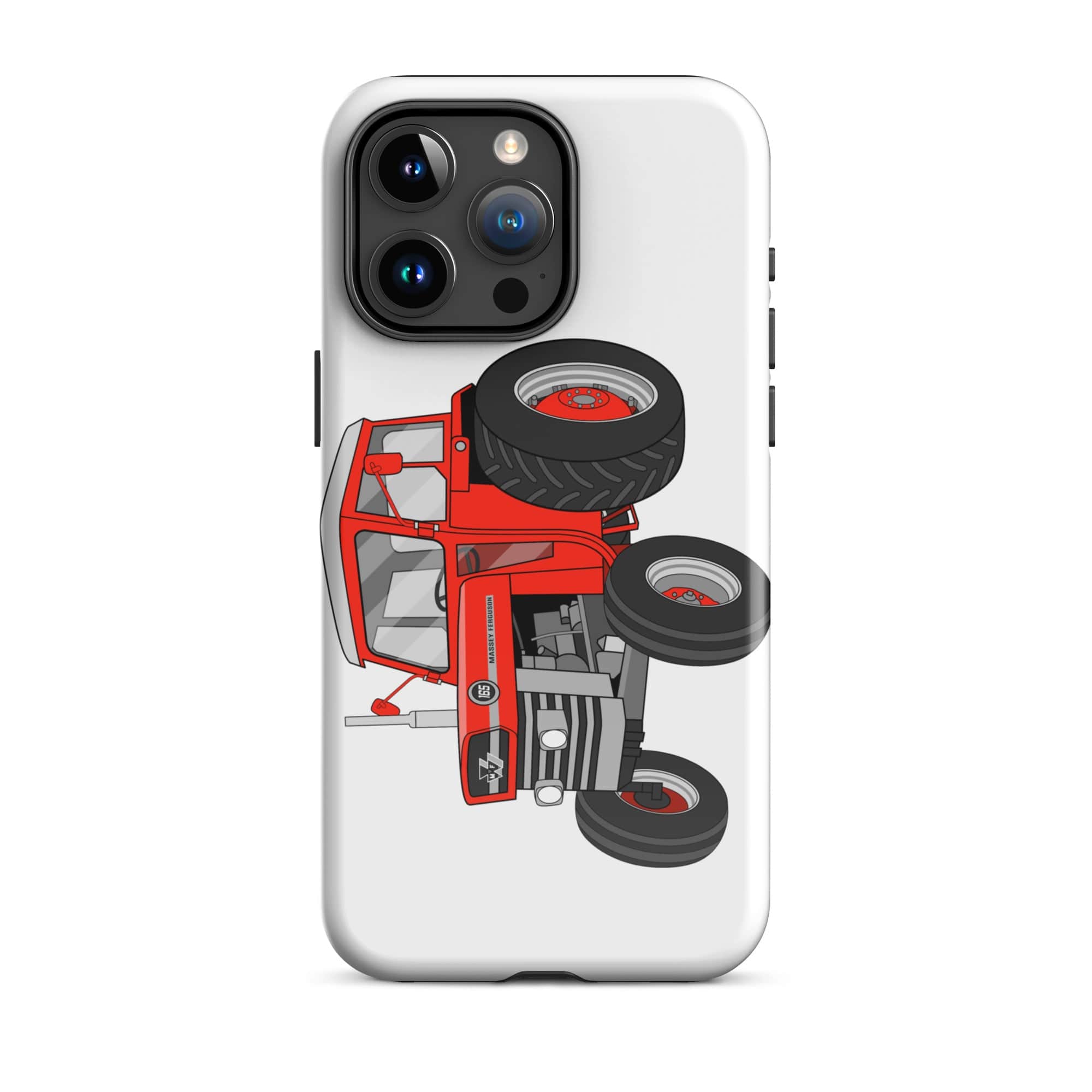 The Tractors Mugs Store iPhone 15 Pro Max Massey Ferguson 165 Tough Case for iPhone® Quality Farmers Merch