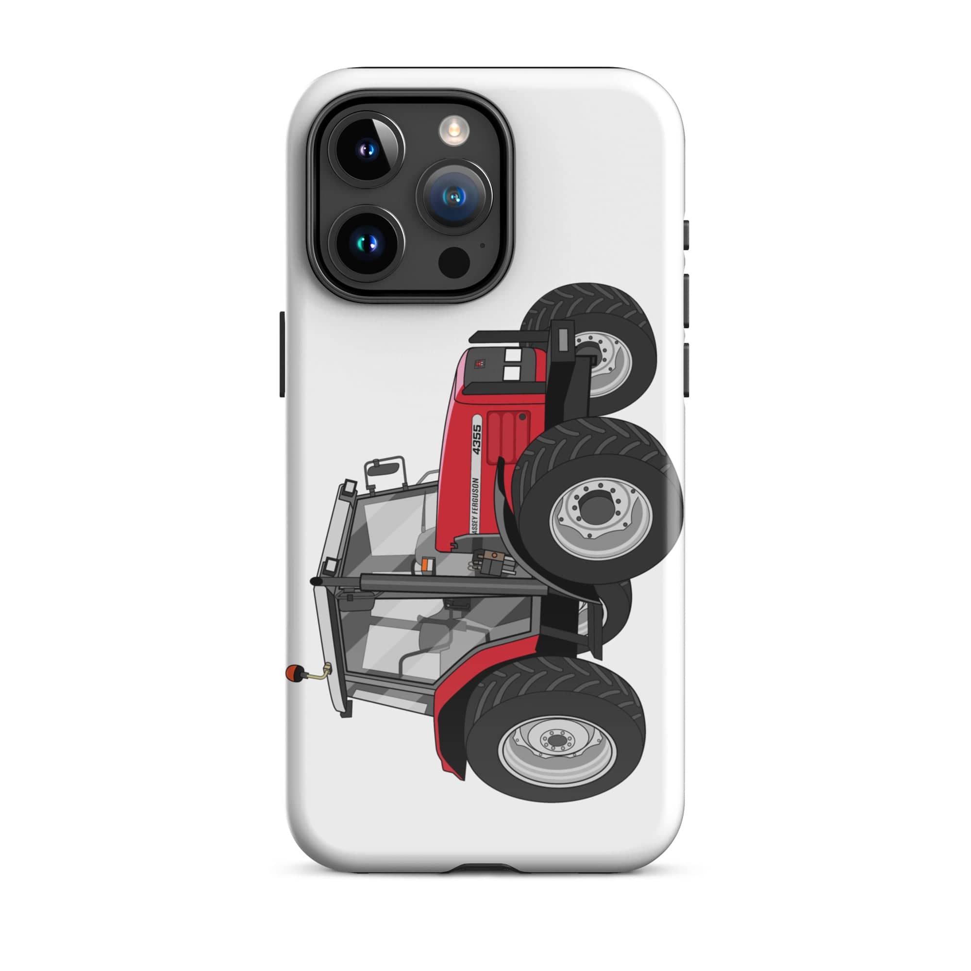 The Tractors Mugs Store iPhone 15 Pro Max Massey Ferguson 4355 Tough Case for iPhone® Quality Farmers Merch