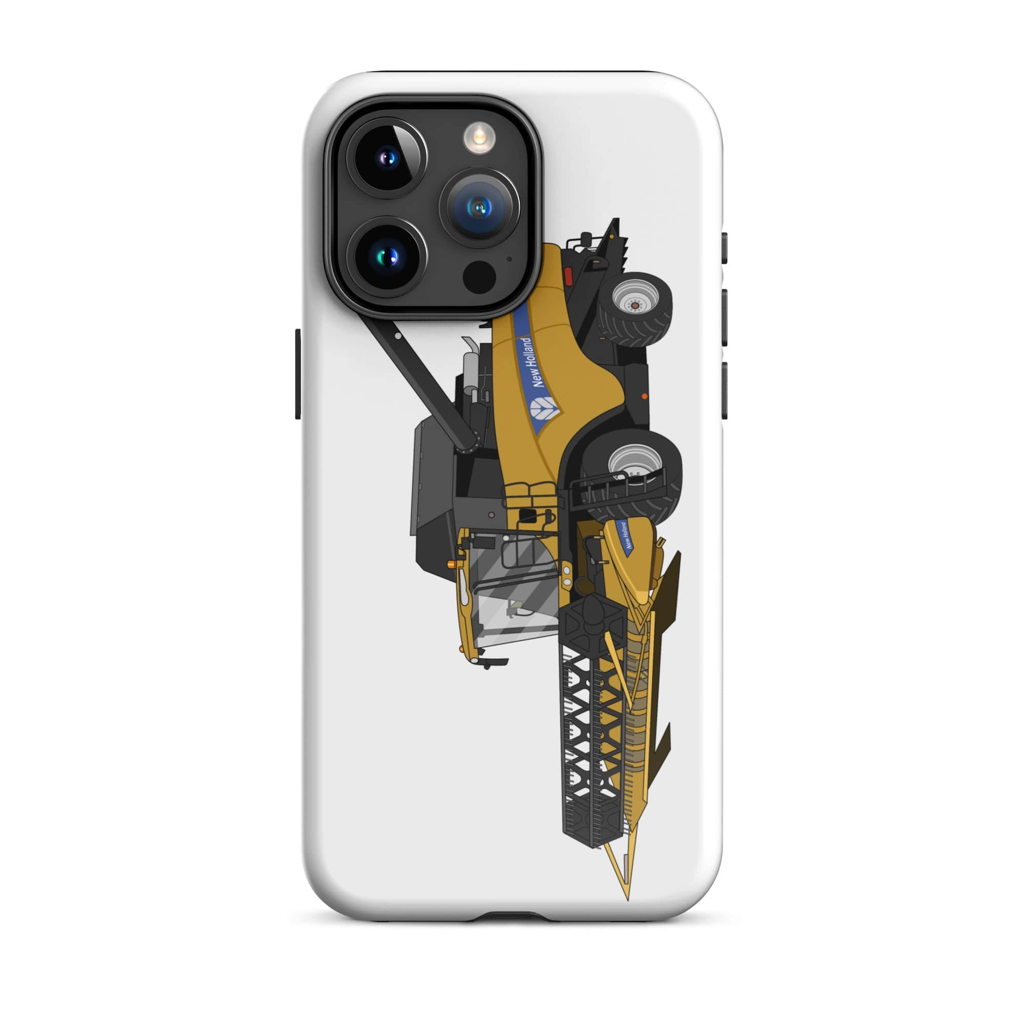 The Tractors Mugs Store iPhone 15 Pro Max New Holland CX 8060 Combine Harvester Tough Case for iPhone® Quality Farmers Merch