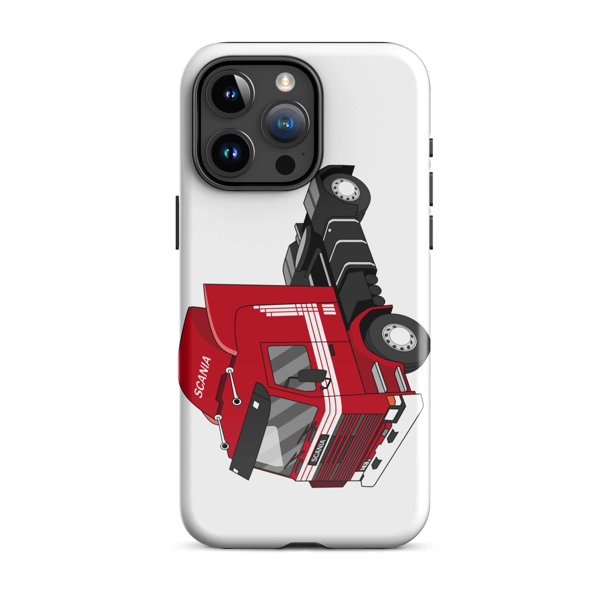 The Tractors Mugs Store iPhone 15 Pro Max Scania 143M 400 Tough Case for iPhone® Quality Farmers Merch