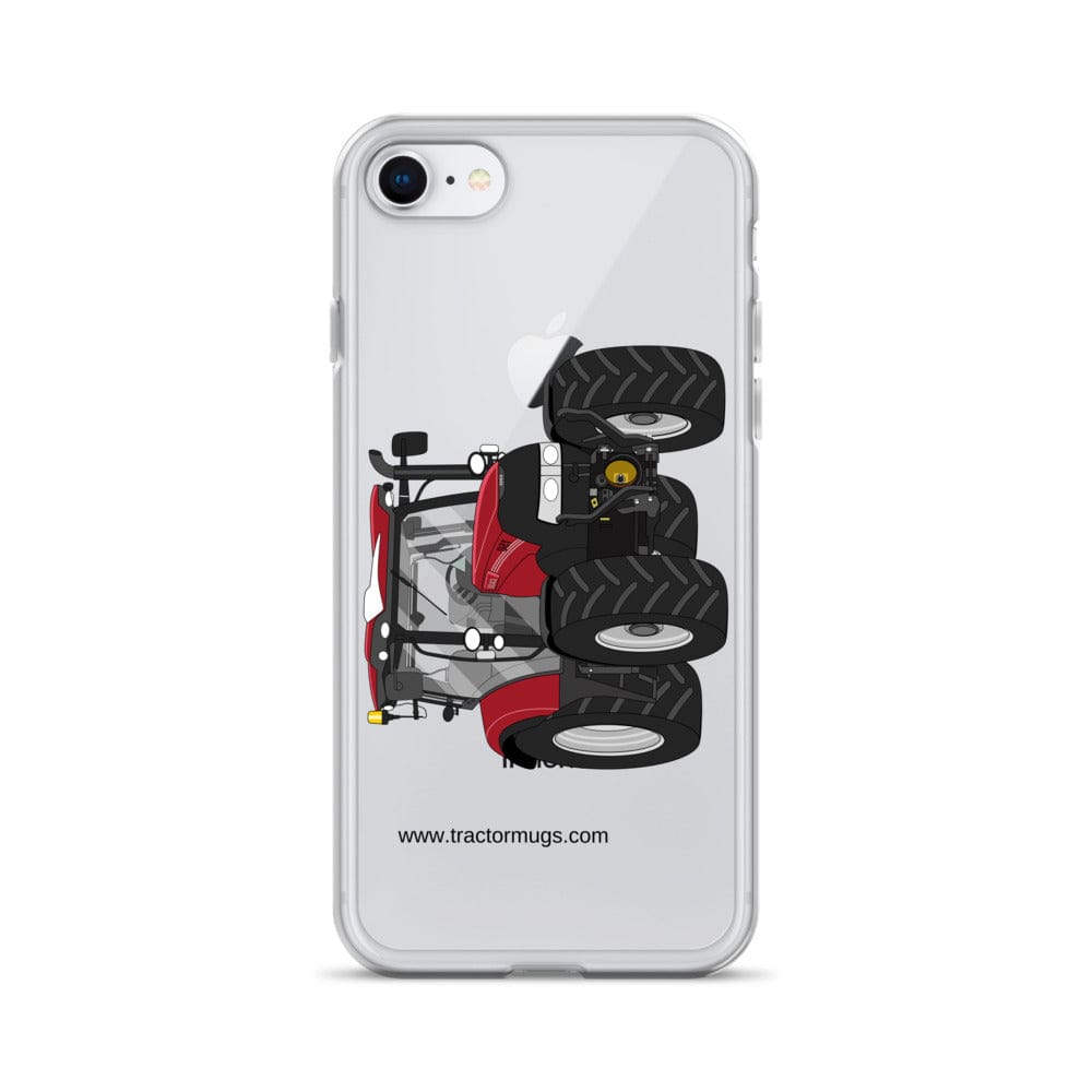 The Tractors Mugs Store iPhone 7/8 Case IH Maxxum 150 Activedrive 8 Clear Case for iPhone® Quality Farmers Merch