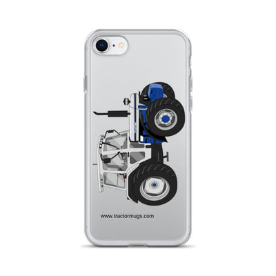 The Tractors Mugs Store iPhone SE Jubilee Edition Silver Tractor Clear Case for iPhone® Quality Farmers Merch