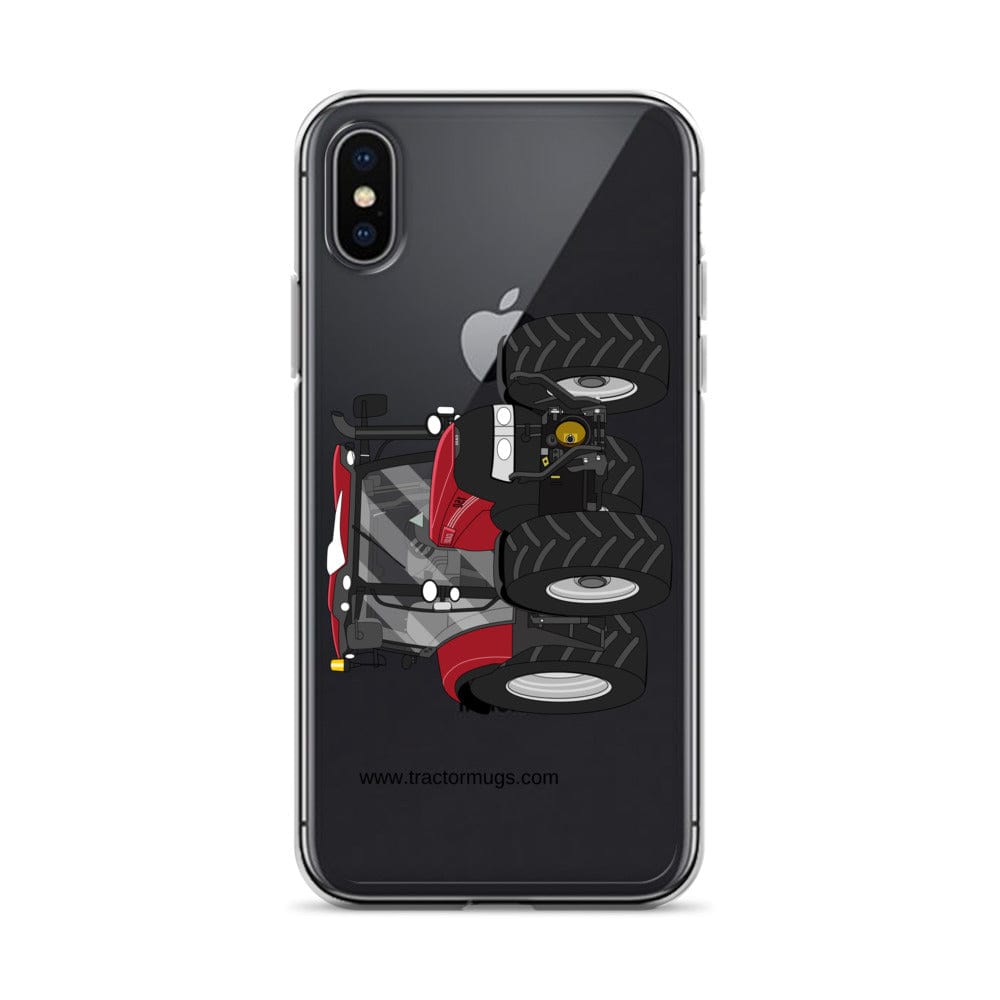 The Tractors Mugs Store iPhone X/XS Case IH Maxxum 150 Activedrive 8 Clear Case for iPhone® Quality Farmers Merch