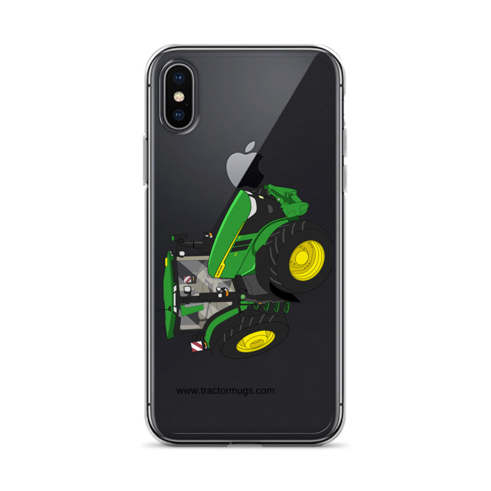 The Tractors Mugs Store iPhone X/XS John Deere 7R 350 auto powr Clear Case for iPhone® Quality Farmers Merch