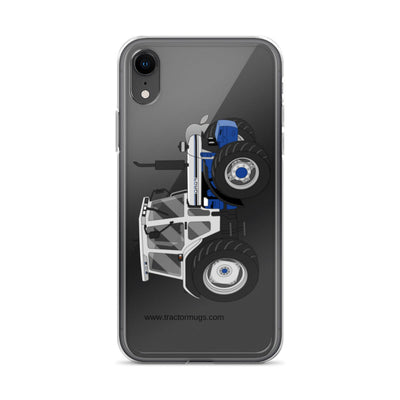 The Tractors Mugs Store iPhone XR Jubilee Edition Silver Tractor Clear Case for iPhone® Quality Farmers Merch
