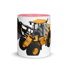 The Tractors Mugs Store JCB 435 S Farm Master 2.0 Mug with Color Inside Quality Farmers Merch