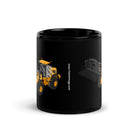 The Tractors Mugs Store JCB 435 S Farm Master Black Glossy Mug Quality Farmers Merch