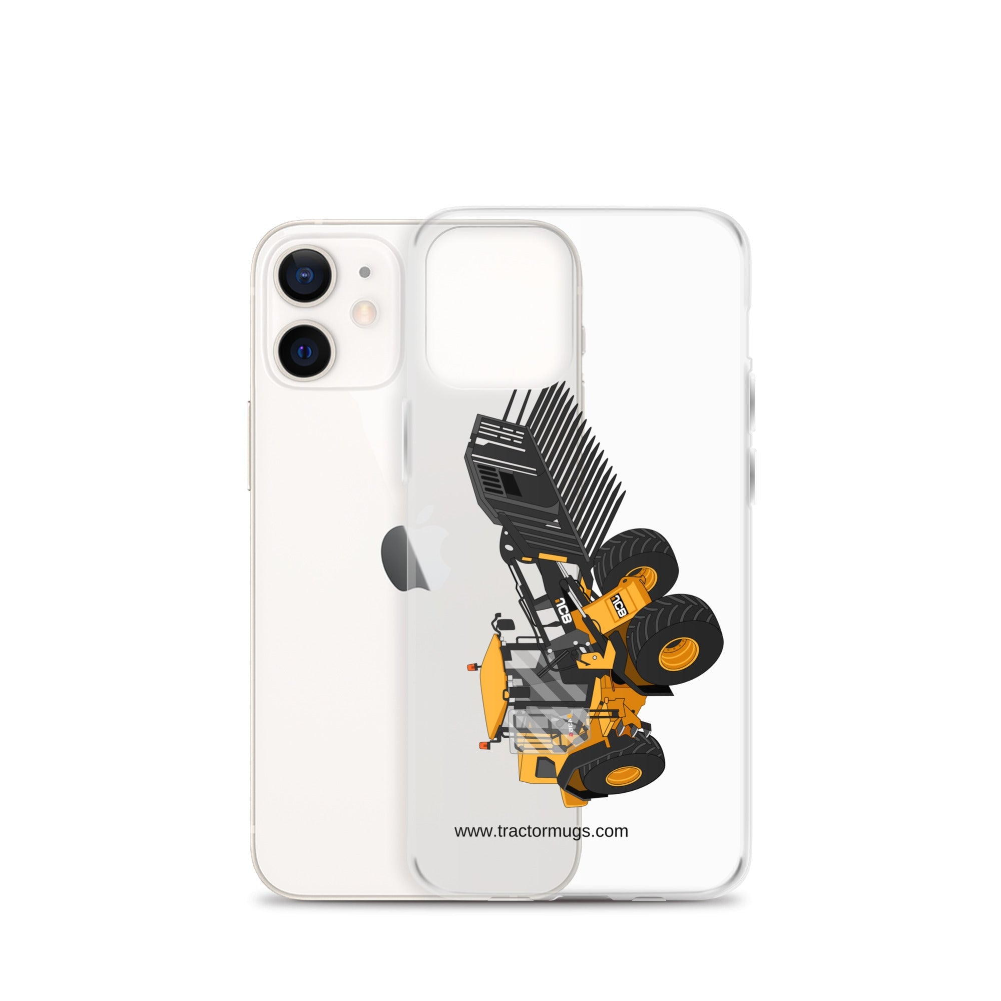 The Tractors Mugs Store JCB 435 S Farm Master Clear Case for iPhone® Quality Farmers Merch