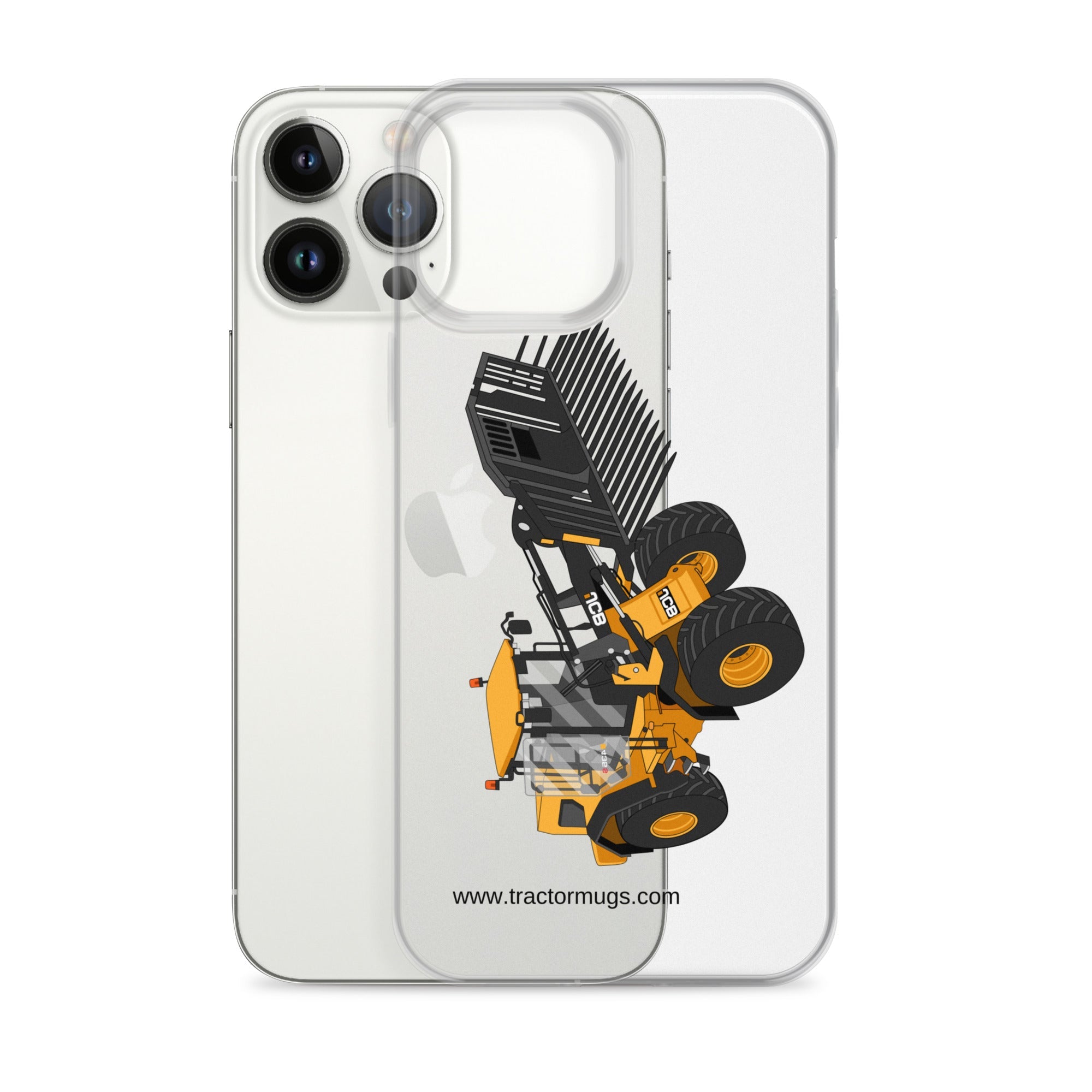 The Tractors Mugs Store JCB 435 S Farm Master Clear Case for iPhone® Quality Farmers Merch