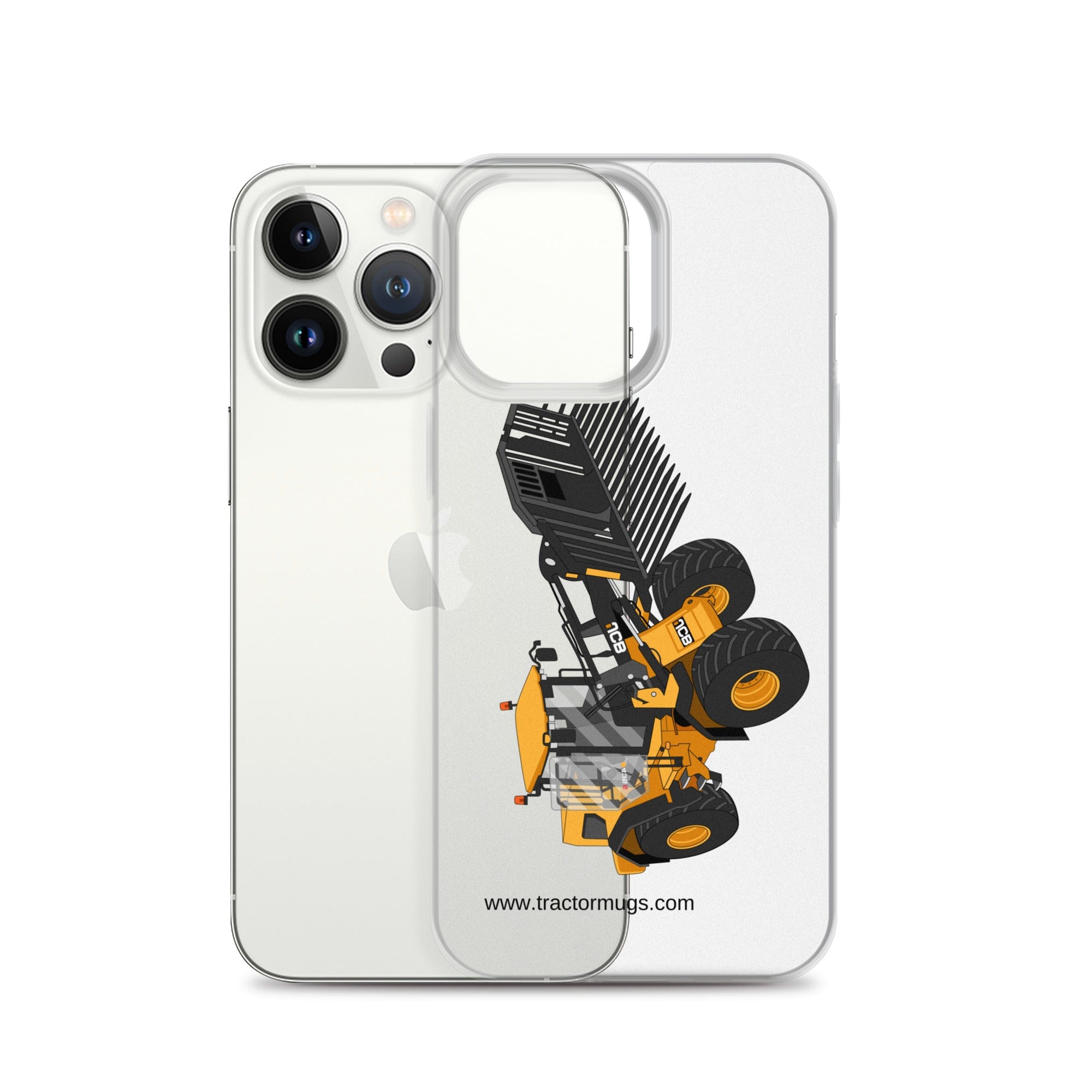 The Tractors Mugs Store JCB 435 S Farm Master Clear Case for iPhone® Quality Farmers Merch