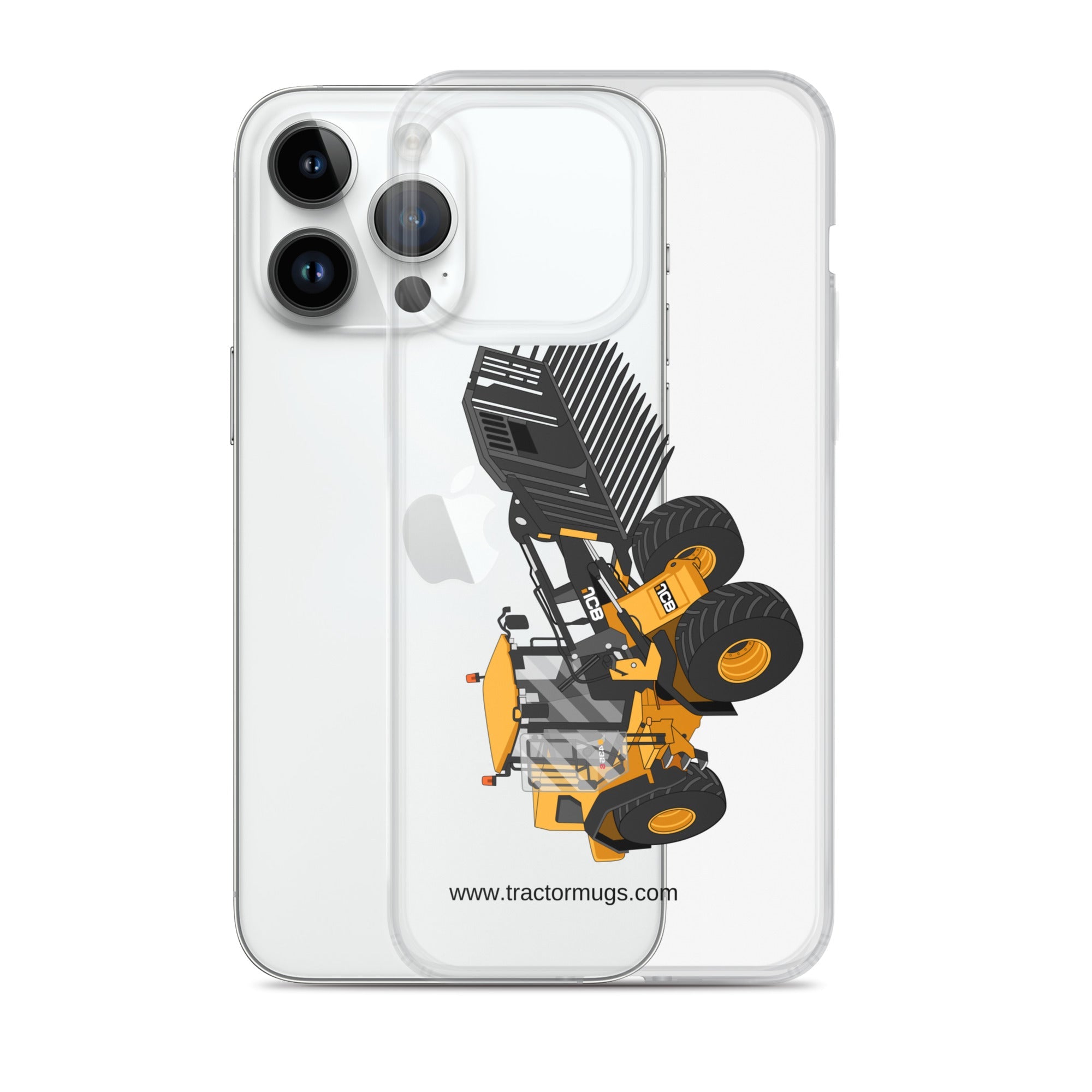 The Tractors Mugs Store JCB 435 S Farm Master Clear Case for iPhone® Quality Farmers Merch