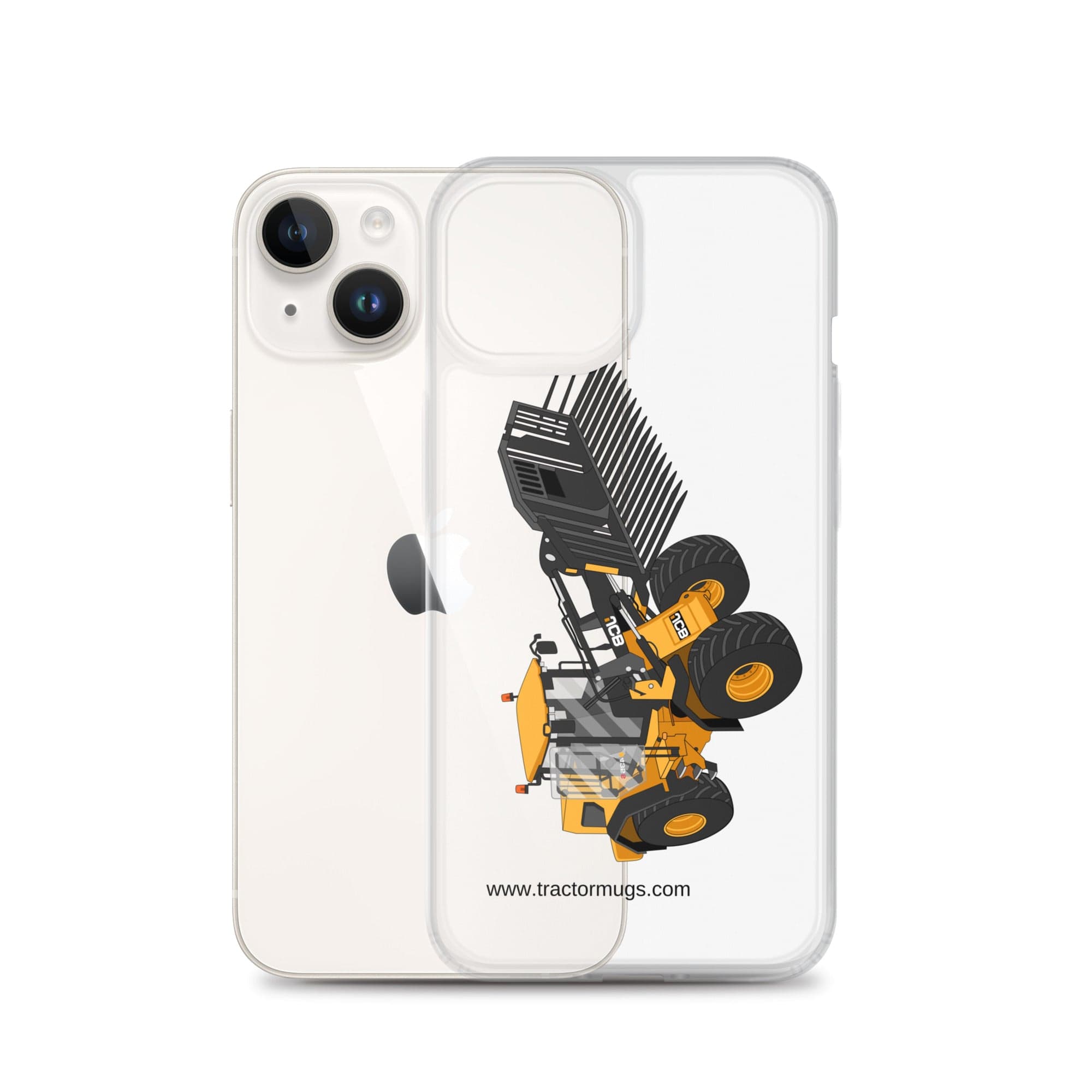 The Tractors Mugs Store JCB 435 S Farm Master Clear Case for iPhone® Quality Farmers Merch