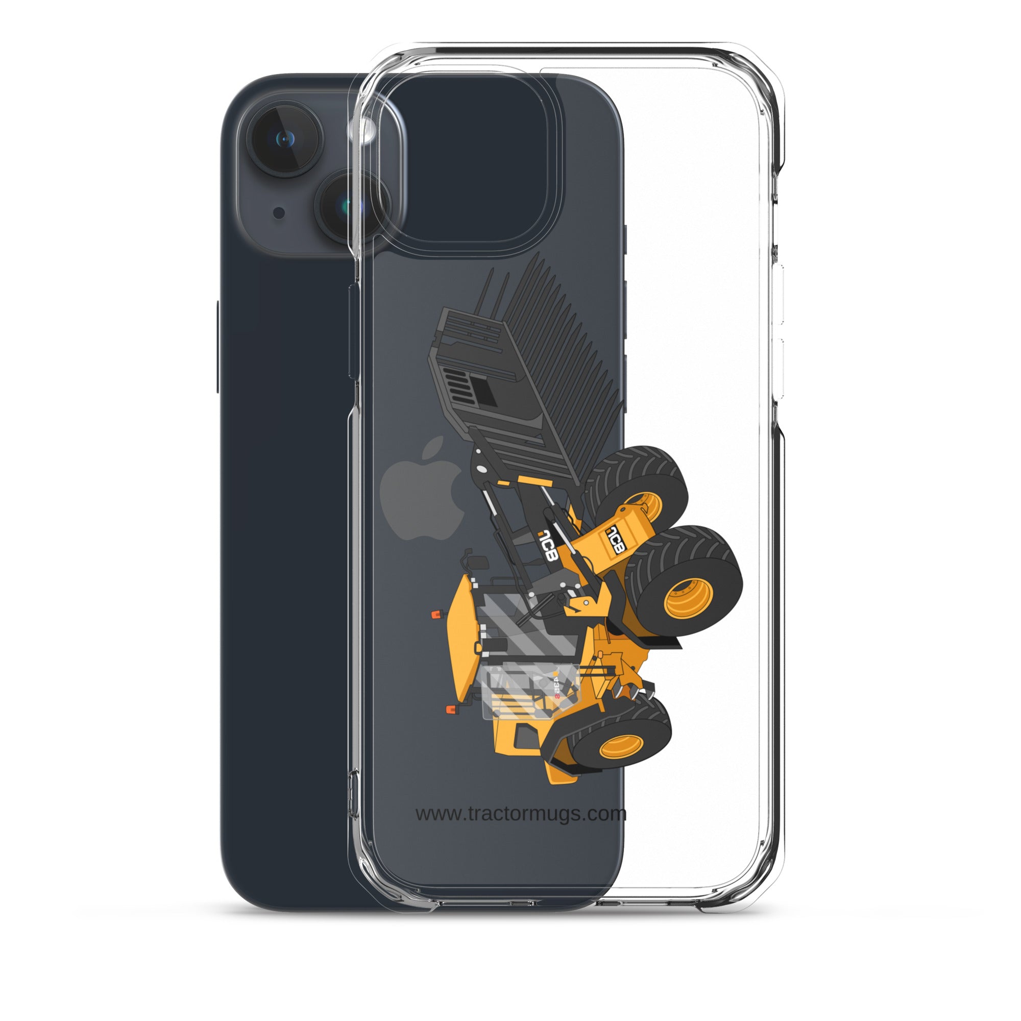 The Tractors Mugs Store JCB 435 S Farm Master Clear Case for iPhone® Quality Farmers Merch