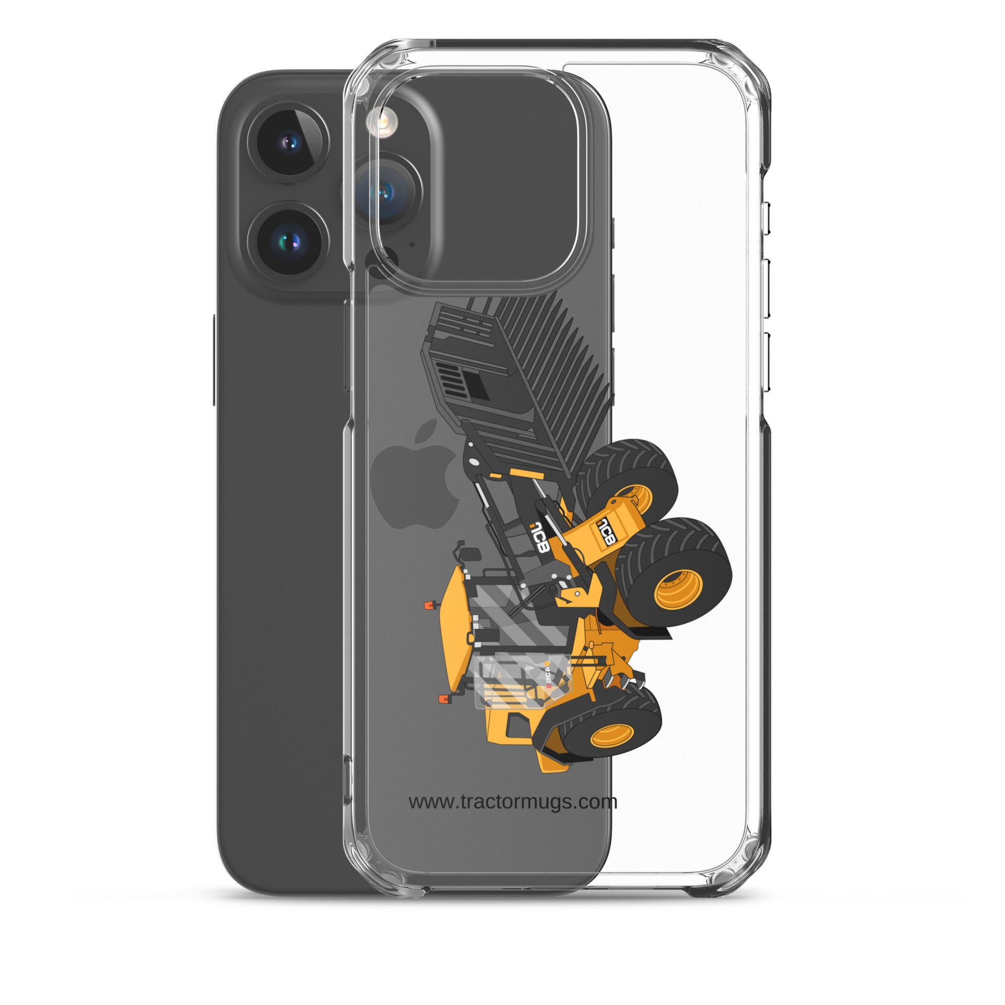 The Tractors Mugs Store JCB 435 S Farm Master Clear Case for iPhone® Quality Farmers Merch