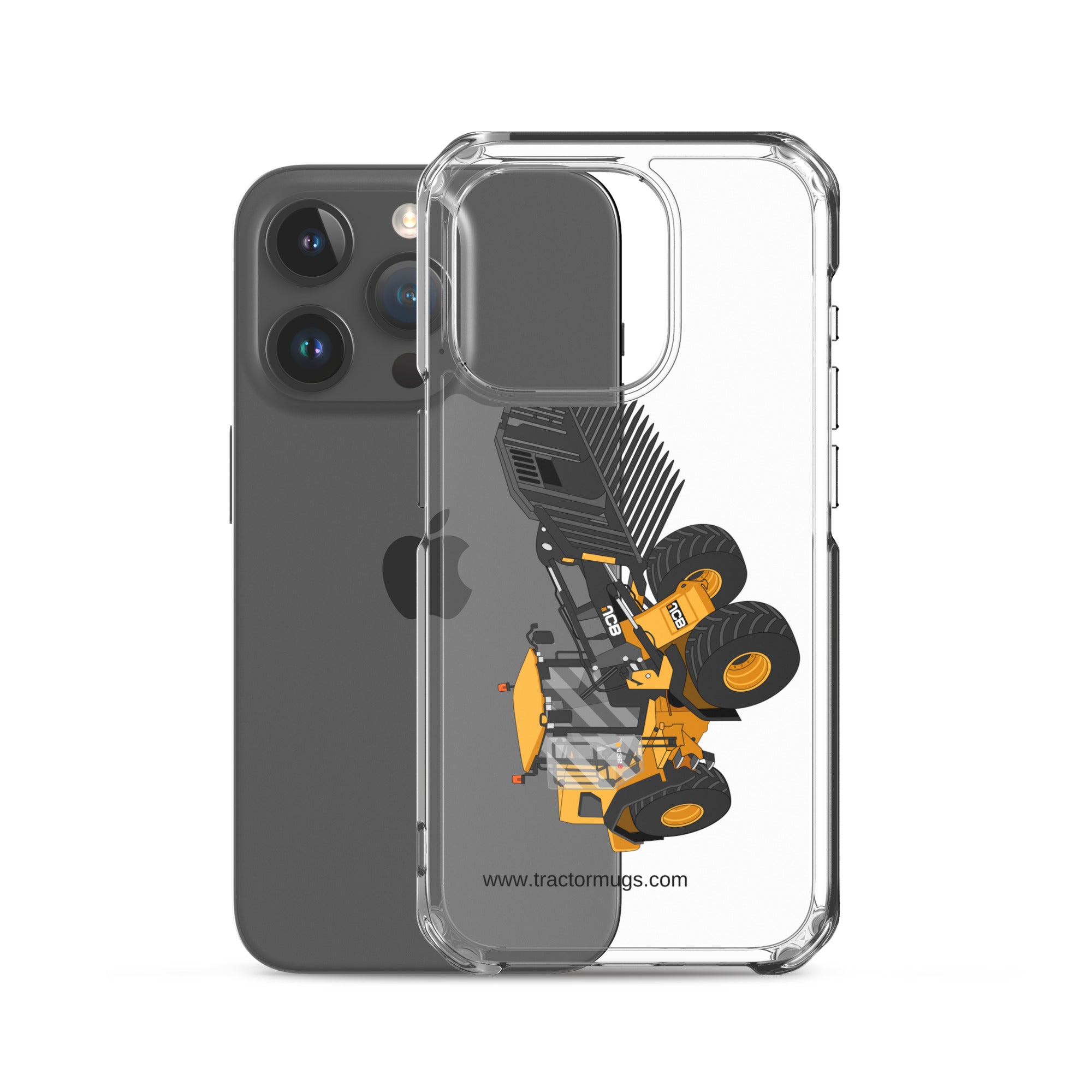 The Tractors Mugs Store JCB 435 S Farm Master Clear Case for iPhone® Quality Farmers Merch