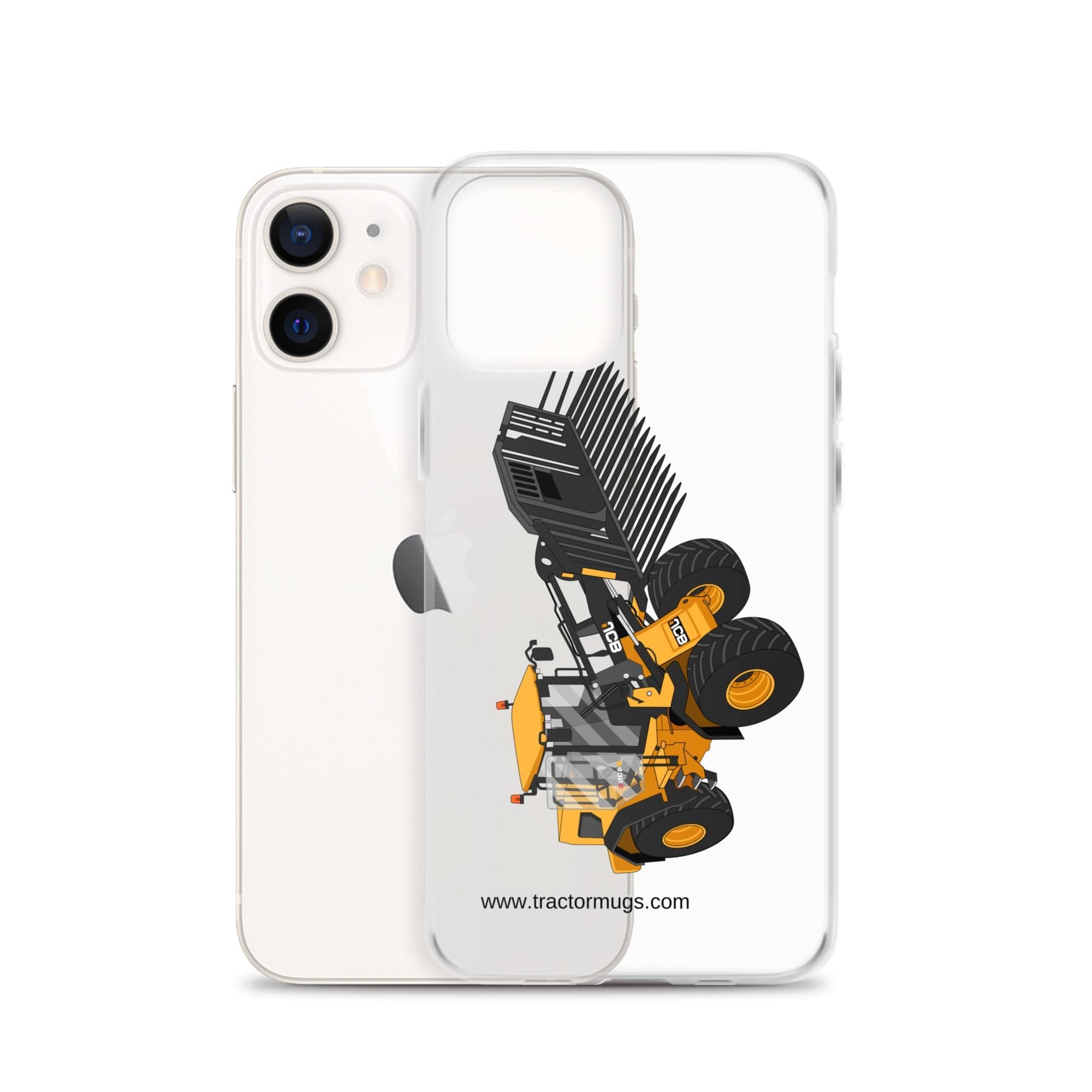 The Tractors Mugs Store JCB 435 S Farm Master Clear Case for iPhone® Quality Farmers Merch