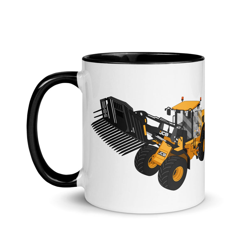 The Tractors Mugs Store JCB 435 S Farm Master Mug with Color Inside Quality Farmers Merch